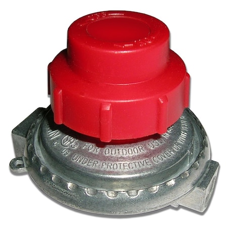 Hot Max 0-10 PSI Adjustable Propane Regulator, 1/4" NPT In, 1/8" NPT Out 24208